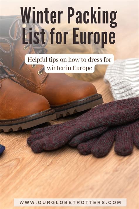 Essential Winter Packing List for Europe - Perfect For Families • Our Globetrotters