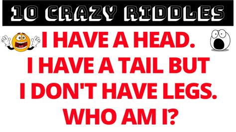 Crazy Kids Riddles and Brain Teasers with Answers