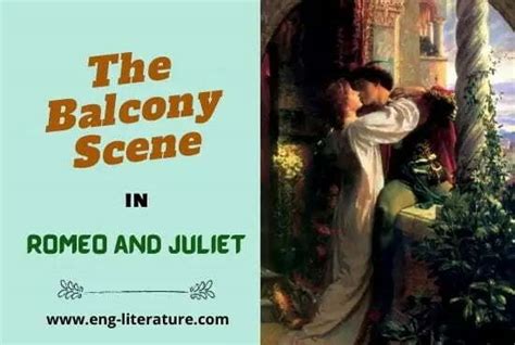 Importance of Romeo and Juliet Balcony Scene (Act 2, Scene 2) | Romeo ...