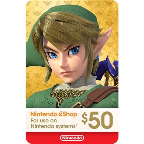 Nintendo eShop $50 Gift Card [Digital] Digital Item - Best Buy