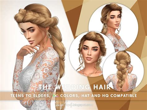 Tauriel Braids Sims Hair Fall Wedding Hairstyles Sims 4 Cc Packs | Images and Photos finder