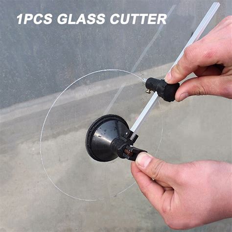 Glass Cutting Tools Wheel Compasses Glass Circle Cutter with Suction Cup Circle Cutter M25-in ...