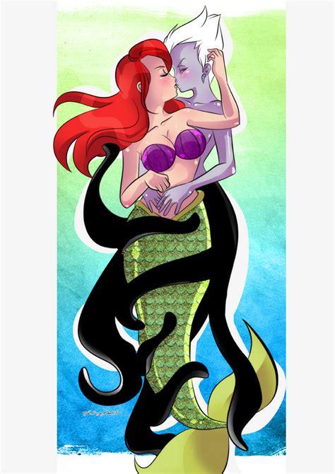 Young Ursula and Ariel by Pronon1990 on DeviantArt