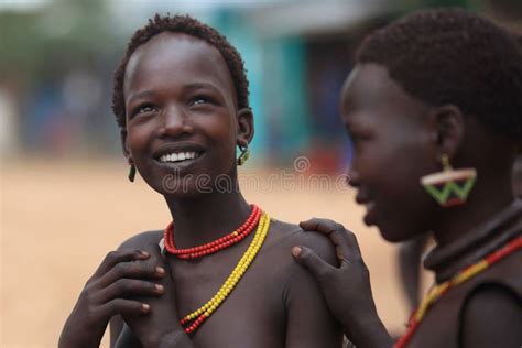 Tribal Woman in the Omo Valley in Ethiopia, Africa Editorial Image - Image of ancient, girl ...