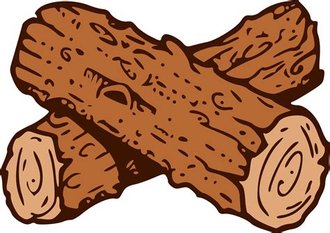 Wood Logs Cartoon PNG Transparent | OnlyGFX.com