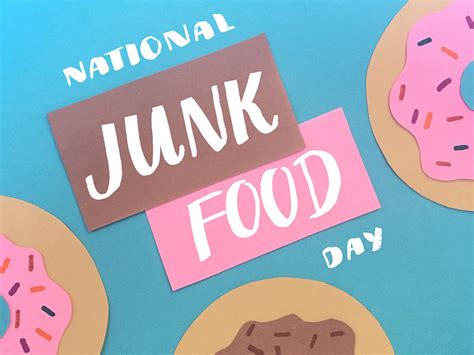 National Junk Food Day by May Williams on Dribbble