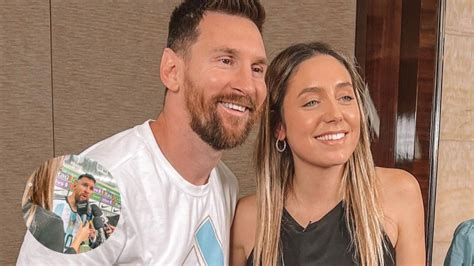 La foto de Sofía Martínez con Lionel Messi en Brasil tras los rumores de crisis con Antonela ...