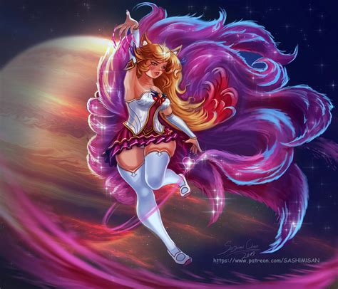 Star guardian Ahri by SASHlMlSAN on DeviantArt