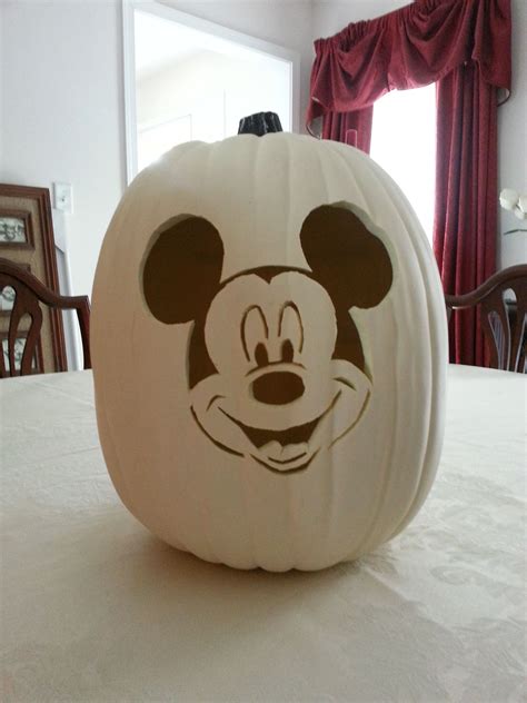 Pumpkin Carving Mickey