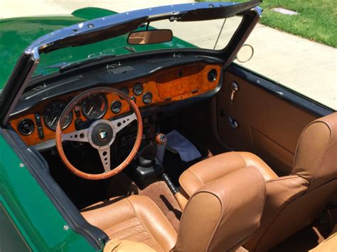 1972 Triumph TR6 British Racing Green New Tan interior Runs great and reliable for sale: photos ...