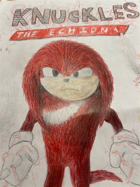 Knuckles from sonic the hedgehog – Saul Akerstein's Blog