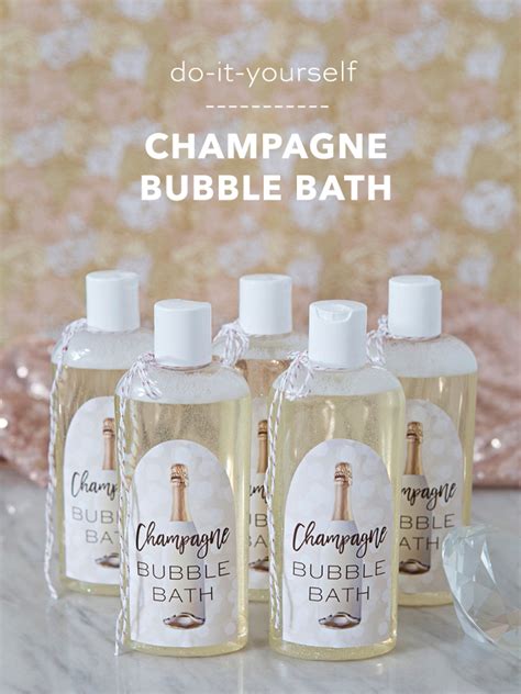 OMG! Learn How To Make Your Own Champagne Bubble Bath!