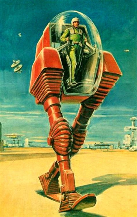 Arte Sci Fi, Sci Fi Art, Dieselpunk, Retro Kunst, Retro Art, Modern Retro, Arte Robot, Robot Art ...