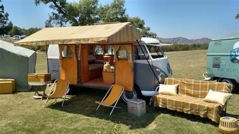 Camping in a VW bus : r/pics