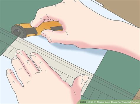 4 Ways to Make Your Own Perforated Pages - wikiHow