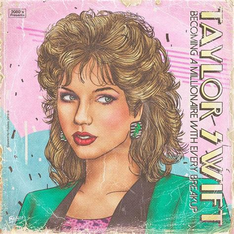 Artist Imagines Famous Pop Culture Stars With Retro ’80s Album Covers | Taylor swift posters ...