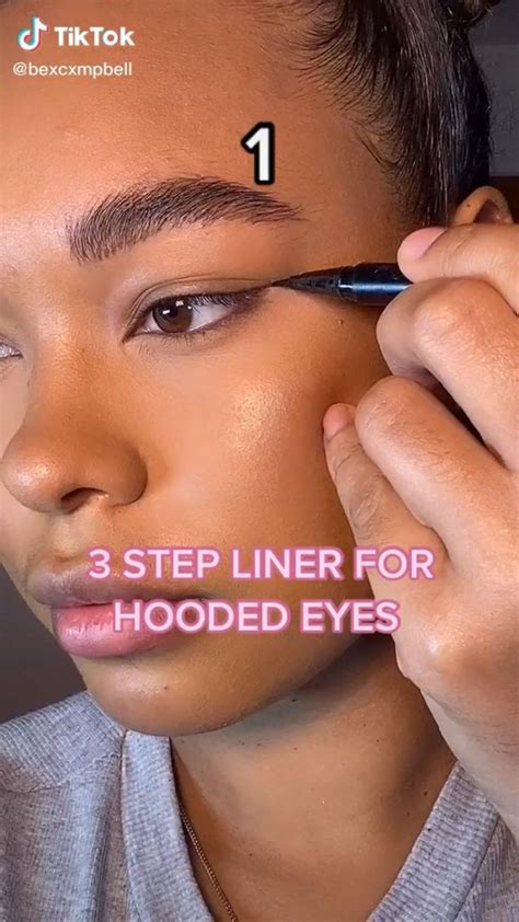 Eyeliner tutorial for hooded eyes | Eye makeup tutorial, No eyeliner makeup, Face makeup