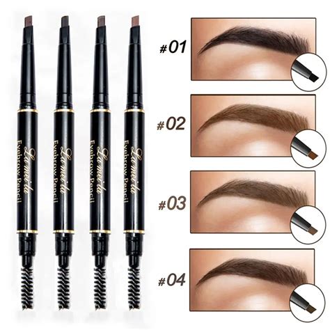 1PC Eye Brow Cosmetics Natural Long Lasting Paint Tattoo Eyebrow Waterproof Black Brown Eyebrow ...