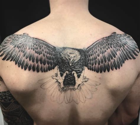 Eagle Wings Spread Tattoo