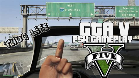 GTA V - PS4 GAMEPLAY [HD] - YouTube