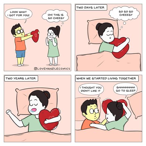 30 "Love Handle Comics" Every Couple Living Together Will Relate To | DeMilked