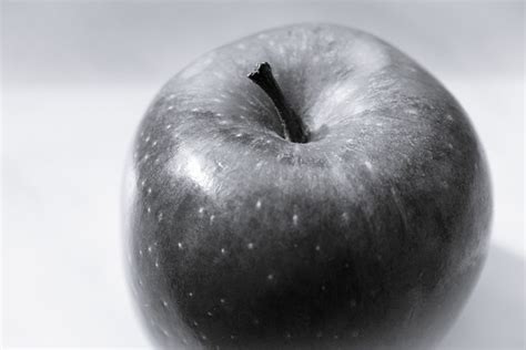 Free photo: Apple, Fruit, Black, White - Free Image on Pixabay - 666390