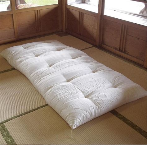 Matelas futon japonais remplissage en coton biologique tissu | Etsy