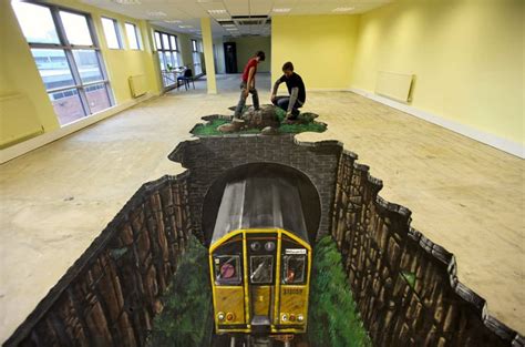 35 Works of 3D Sidewalk Chalk Art That Actually Look REAL!