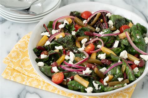 Warm Bean & Swiss Chard Salad - Aunt Nellie's