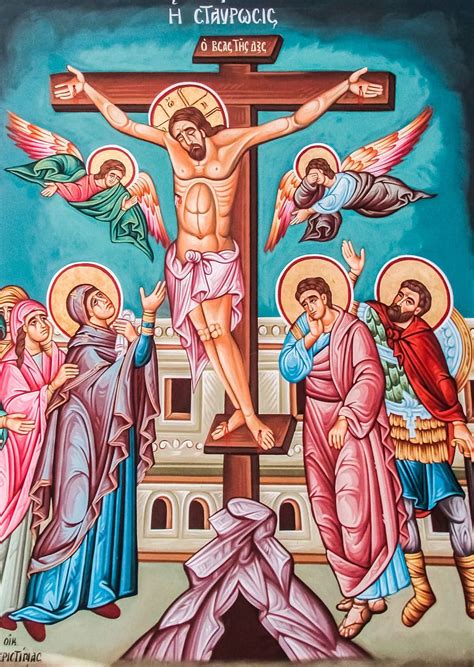 HD wallpaper: crucifixion, painting, iconography, jesus christ, orthodox | Wallpaper Flare