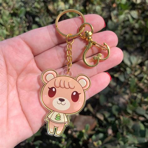 Maple ACNH Acrylic Key Chain / Animal Crossing / Animal - Etsy