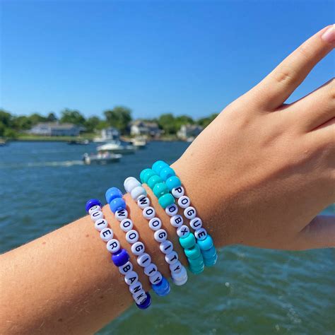 Outer Banks Personalized Bracelets Pony Bead Bracelets Outer | Etsy