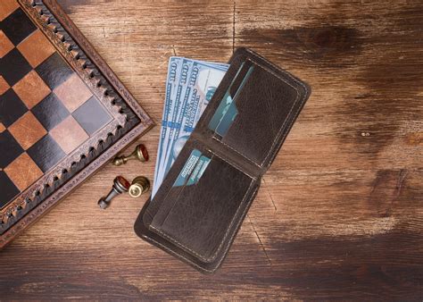 Handmade Leather Wallet Genuine Leather Wallet Brown | Etsy