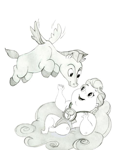 Pegasus and Hercules | Disney artwork, Disney art, Disney sketches