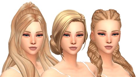 Sims 4 Cc Maxis Match Hair - Communauté MCMS™.