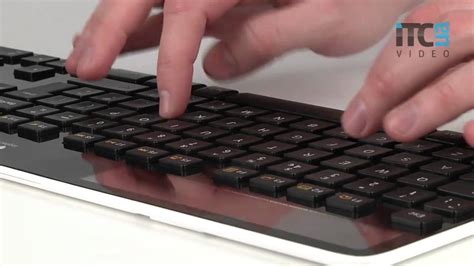 Обзор Logitech Wireless Solar Keyboard K750 - YouTube