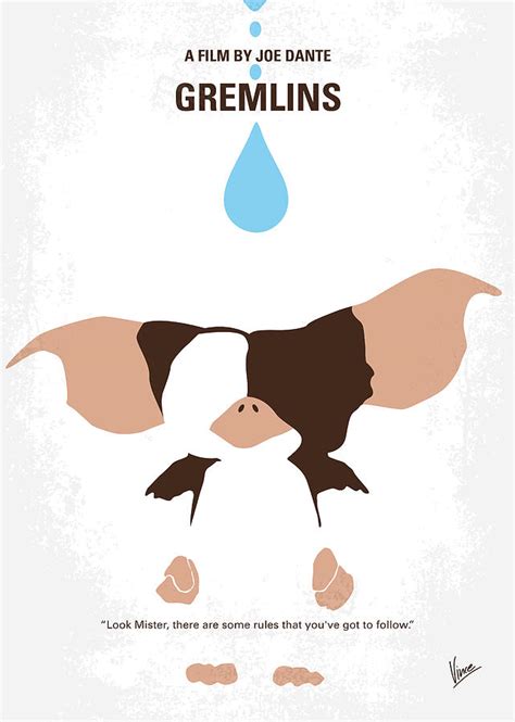 No451 My Gremlins minimal movie poster Digital Art by Chungkong Art ...