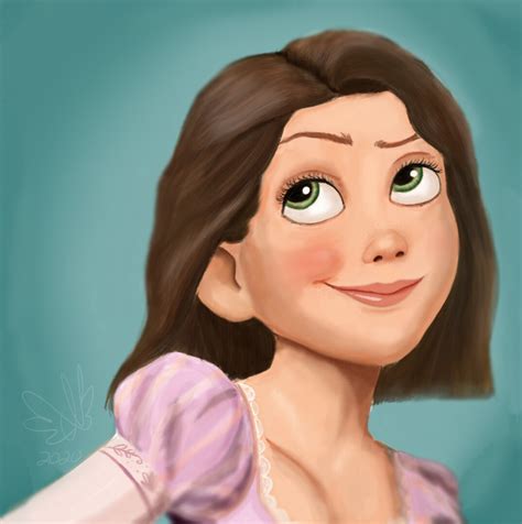 Rapunzel Short Hair Concept Art