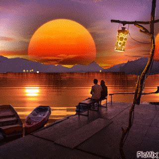 SENDERO DE LUZ.: ESTA HISTORIA, ES UNA REFLEXIÓN PARA AMAR LA VIDA ... | Sunset gif, Beautiful ...