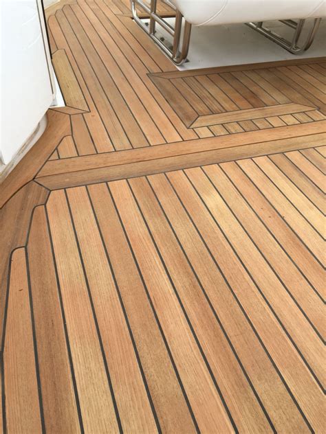 New teak decking cockpit on Fountain go fast boat | Boat flooring ideas, Yacht flooring, Boat ...