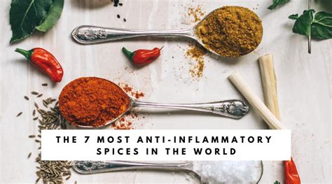 The 7 Most Anti-Inflammatory Spices in The World — The Yogi Press