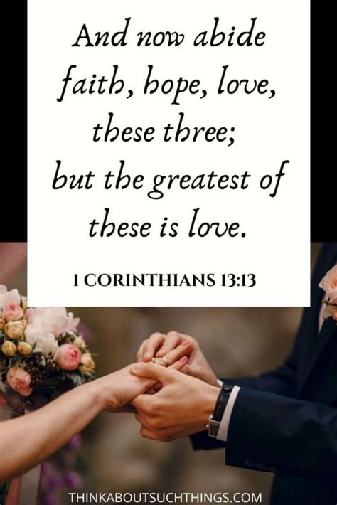 70 Beautiful Bible Verses For Weddings And Love | Think About Such Things