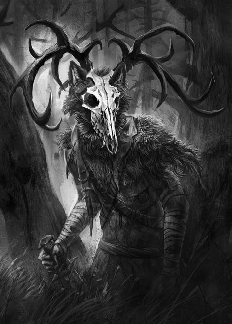 'Wendigo' Poster, picture, metal print, paint by Hanna Hetmanchuk ...