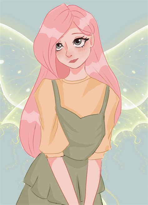 fluttershy human by sanechkaa on DeviantArt