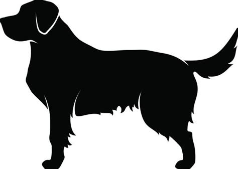 23+ Silhouette Golden Retriever Clipart Black And White - l2sanpiero