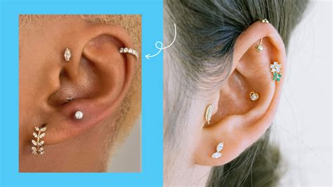 17 Cool Helix Ear Piercing Ideas You Need To Try