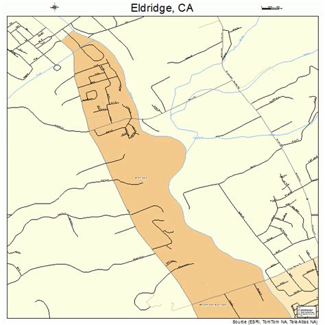 Eldridge California Street Map 0621894