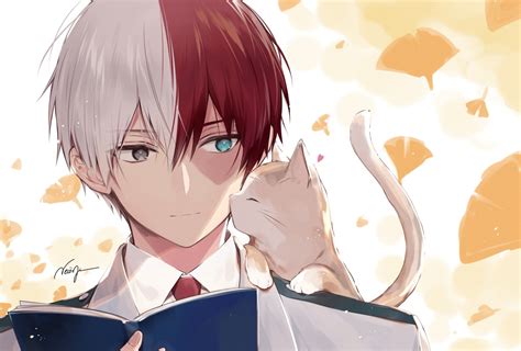 Anime Boys With White Hair And Cat Ears