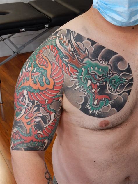 Green Dragon — Ian Hilz - Japanese Tattoo