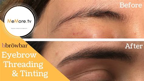 Eyebrow Threading And Tinting Before And After - EyebrowShaper